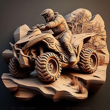 3D модель Yamaha Grizzly 450 (STL)